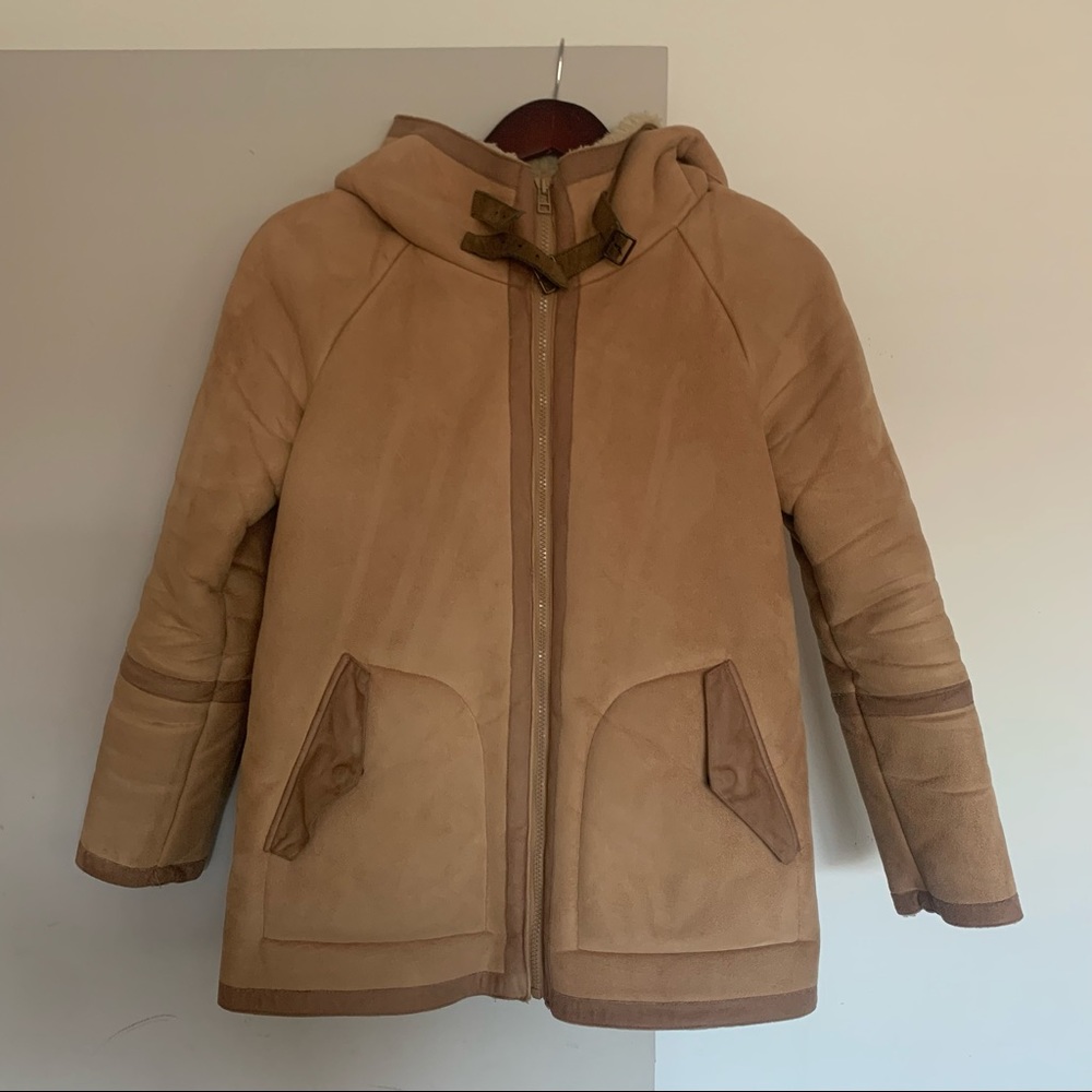 Suede shearling jacket Size US Medium